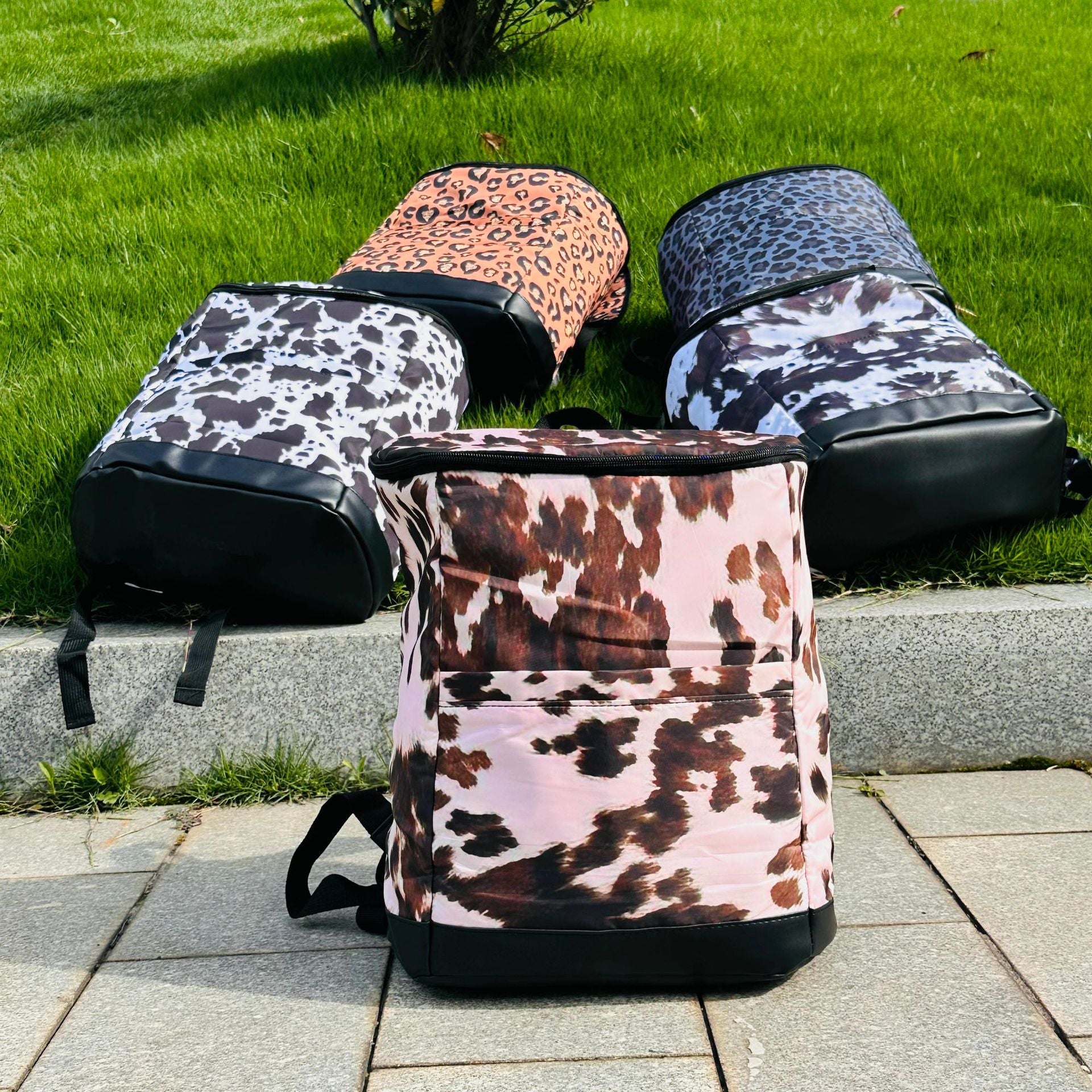 Wholesale Aztec Canvas Cylinder Ice Backpack